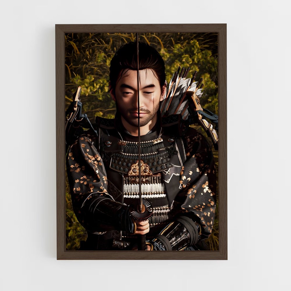 Poster Jin de sakai – affiche Ghost of tsushima (vue 5)